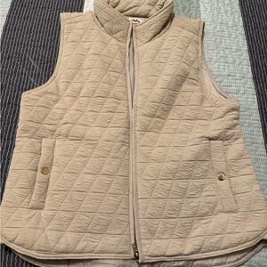 Quilted Tan Vest